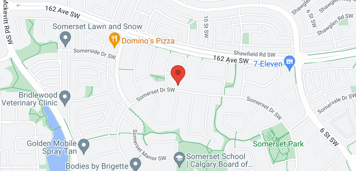 map of 210 SOMERSET Drive SW